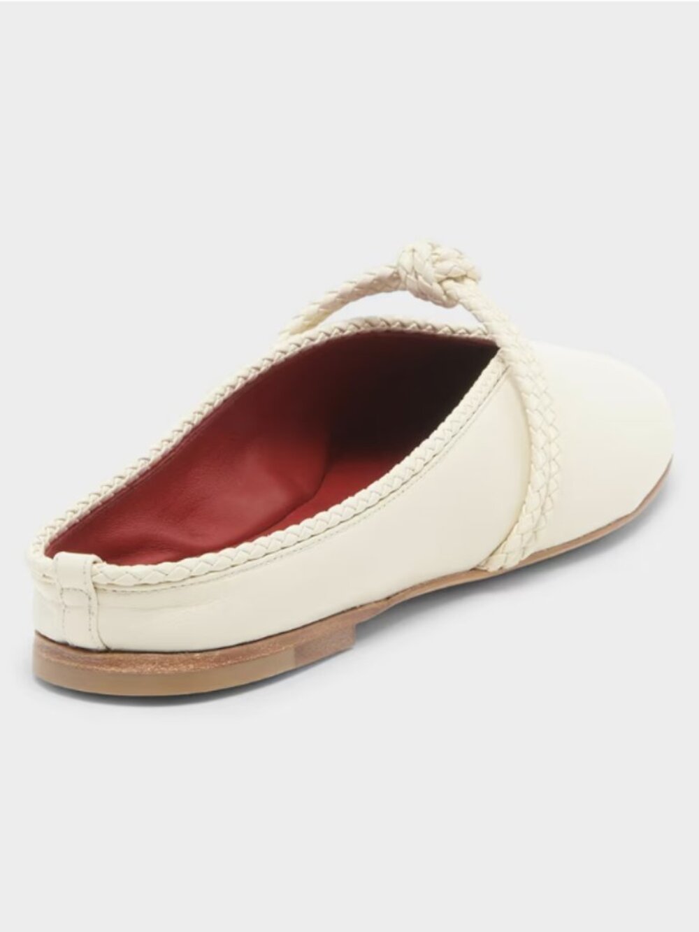 Bottega Veneta Lagoon Nappa Leather Knotted Mary Jane Ballerina Mules size 9B - Picture 2 of 4